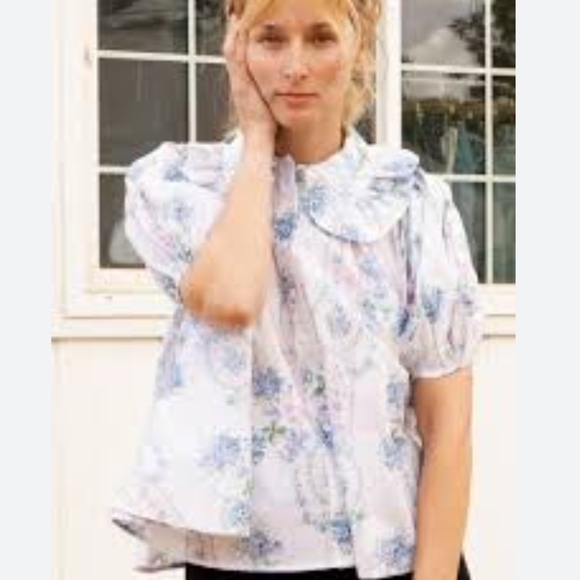 Selkie The Cream Puff Blouse in La Belle Etoile - Picture 15 of 16